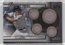 2023 Topps Museum Collection Single-Player Primary Pieces Quad Relics DJ LeMahieu #SPPPQR-DL card