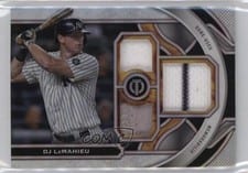 2023 Topps Tribute Triple Relics DJ LeMahieu #TR-DL card