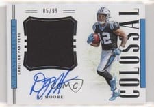 2018 National Treasures Rookie Colossal Signatures DJ Moore card