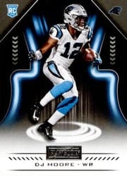 2018 Panini Playbook Base Set DJ Moore #139 card