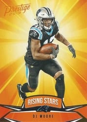 2019 Panini Prestige Rising Stars DJ Moore #RS-DM card