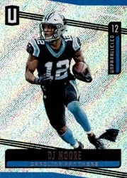 2019 Panini Unparalleled Base Set DJ Moore #141 card