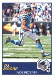 2019 Score Base Set DJ Moore #257 card