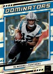 2020 Donruss Dominators DJ Moore #D-DJM card