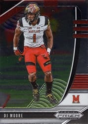 2020 Panini Prizm Draft Picks Base Set DJ Moore #39 card