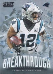 2020 Score Breakthrough DJ Moore #B-DM card