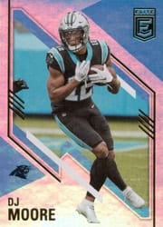 2021 Donruss Elite Base Set DJ Moore #80 card