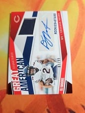 2022 Panini Rookies & Stars Great American Signatures DJ Moore #GA-DM card