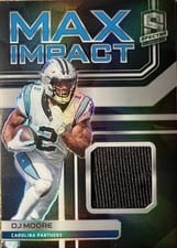 2022 Panini Spectra Max Impact DJ Moore #MI-DJM card