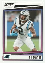 2022 Score Base Set DJ Moore #45 card