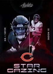 2023 Panini Absolute Star Gazing DJ Moore #SG-15 card