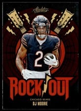 2024 Panini Absolute Rock Out DJ Moore #RO-DME card