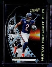2024 Panini Prestige Human Highlight Film DJ Moore #19 card