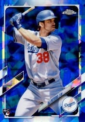 2021 Topps Chrome Update Sapphire Edition Base Set DJ Peters #US11 card