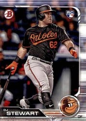 2019 Bowman Base Set DJ Stewart #67 card
