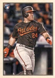 2019 Bowman Heritage Base Set DJ Stewart #53VR-27 card