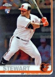 2019 Topps Chrome Base Set DJ Stewart #135 card