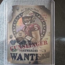 2024 Bowman University Best Gunslingers & Bandits Die-Cuts Set DJ Uiagalelei #GB-9 card