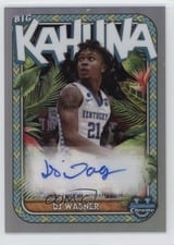 2023-24 Bowman University Chrome The Big Kahuna Autographs DJ Wagner #BKA-DW card
