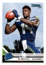 2019 Donruss Base Set DK Metcalf #313 card