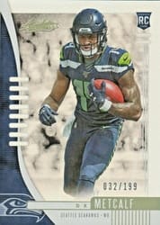 2019 Panini Absolute Base Set DK Metcalf #114 card