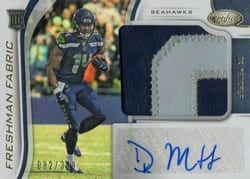 2019 Panini Certified Base Set DK Metcalf #208 card