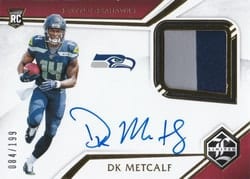 2019 Panini Limited Base Set DK Metcalf #110 card