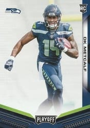 2019 Panini Playoff Base Set DK Metcalf #211 card