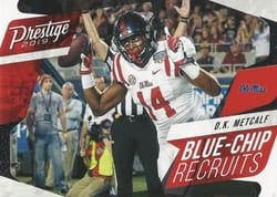 2019 Panini Prestige Blue Chip Recruits DK Metcalf #BC-DM card