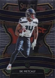 2019 Panini Select Base Set DK Metcalf #37 card