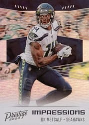 2020 Panini Prestige Impressions DK Metcalf #IM-DK card