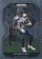 2020 Panini Prizm Base Set DK Metcalf #292 card