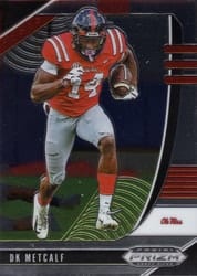 2020 Panini Prizm Draft Picks Base Set DK Metcalf #41 card
