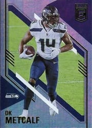 2021 Donruss Elite Base Set DK Metcalf #14 card