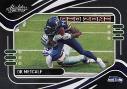 2021 Panini Absolute Red Zone DK Metcalf #3 card