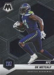 2021 Panini Mosaic Base Set DK Metcalf #217 card