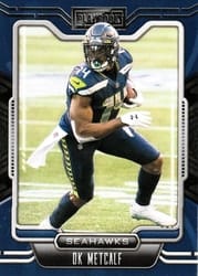 2021 Panini Playbook Base Set DK Metcalf #83 card