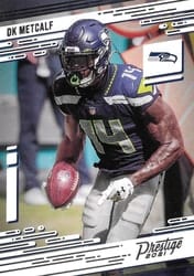 2021 Panini Prestige Base Set DK Metcalf #195 card