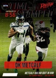 2021 Panini Prestige Time Stamped DK Metcalf #TS-DK card