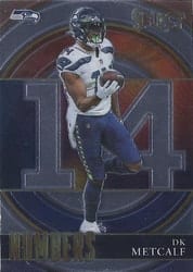 2021 Panini Select Select Numbers DK Metcalf #SN-16 card