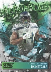 2021 Score Breakthrough DK Metcalf #B5 card