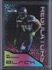 2022 Panini Black Regulators DK Metcalf #REG-20 card