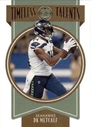 2022 Panini Legacy Timeless Talents DK Metcalf #TT-10 card