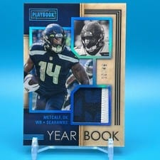 2022 Panini Playbook Yearbook DK Metcalf #YS-25 card