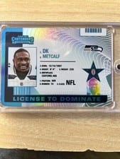 2024 Panini Contenders License to Dominate DK Metcalf #27 card