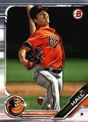 2019 Bowman Prospects DL Hall #BP-139 card