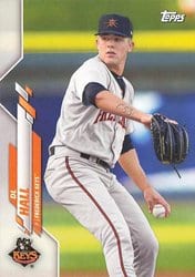 2020 Topps Pro Debut Base Set DL Hall #PD-155 card