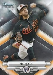 2023 Bowman Sterling Base Set DL Hall #BSR-1 card
