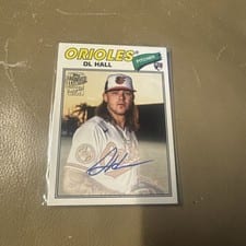2023 Topps Archives Fan Favorite Autographs DL Hall #77FF-DH card