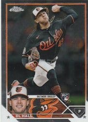 2023 Topps Chrome Base Set DL Hall #10 card